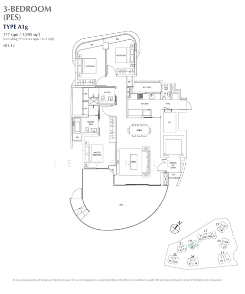 Cape Royale, 25 Cove Way, 3 Bedrooms, 1,679 sqft, Condominium For Sale, by Le Van Lee, 500138473 - PropertyGuru.com.sg