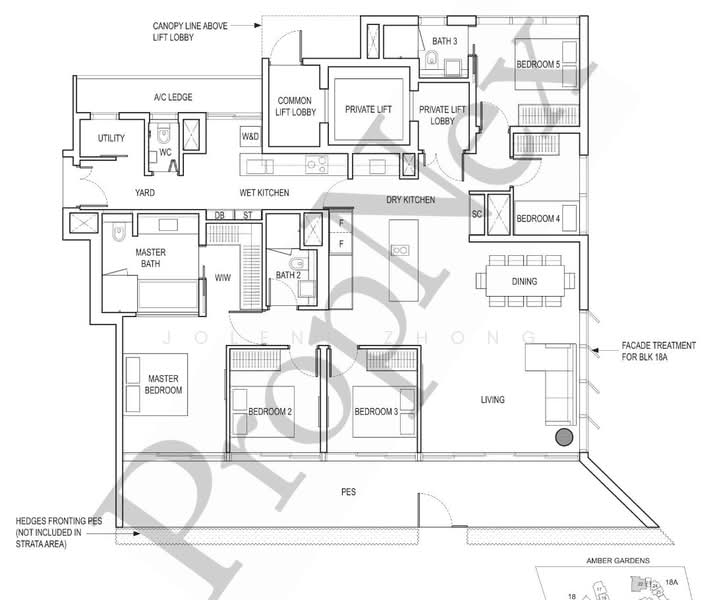 Amber Park, 14 Amber Gardens, 5 Bedrooms, 2,045 sqft, Condominium For Sale, by Jolene Zhong, 500138496 - PropertyGuru.com.sg
