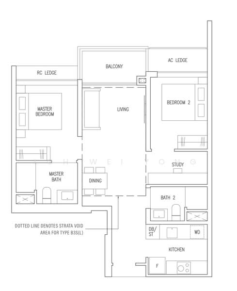 The Botany at Dairy Farm, 5 Dairy Farm Walk, 2 Bedrooms, 904 sqft, Condominium For Rent, by Loh Wei Yong, 500138520 - PropertyGuru.com.sg
