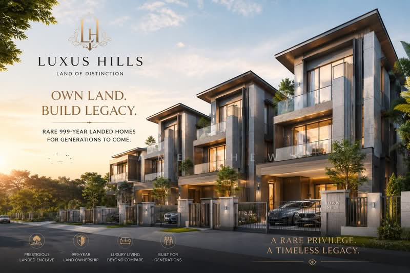 Luxus Hills, Seletar Green Avenue, 5 Bedrooms, 3,600 sqft, Terraced House For Sale, by Zane Chew, 500138544 - Exterior - PropertyGuru.com.sg