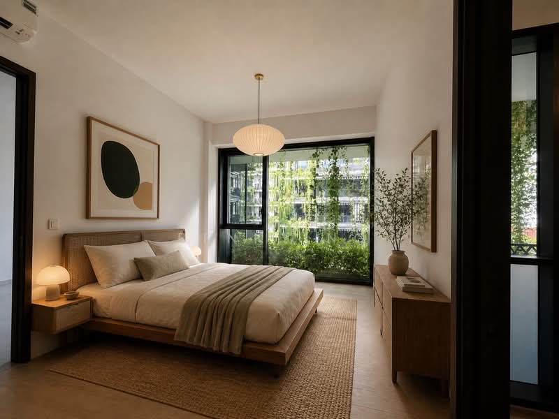3 bedroom new Condo River Valley Great World Havelock MRT, , 3 Bedrooms, 1,001 sqft, Condominium For Rent, by Benny Ng, 500138571 - Master Bedroom - PropertyGuru.com.sg