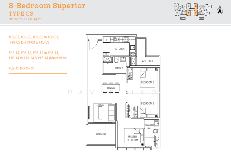 Tre Residences, 9 Geylang East Avenue 1, 3 Bedrooms, 861 sqft, Condominium For Sale, by David Hao, 500138594 - PropertyGuru.com.sg