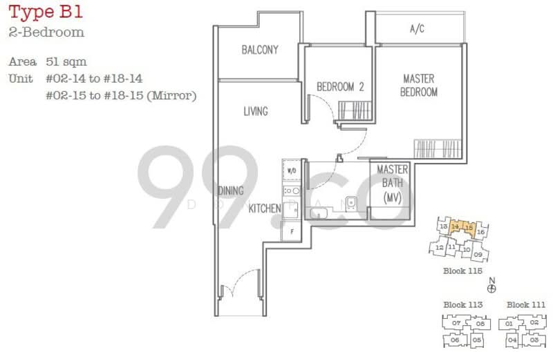 Trilive, 115 Tampines Road, 2 Bedrooms, 549 sqft, Condominium For Rent, by Don Pan, 500138601 - PropertyGuru.com.sg