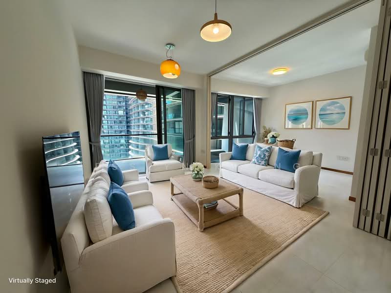 Marina One Residences, 21 Marina Way, 1 Bedroom, 721 sqft, Condominium For Sale, by Jesslyn Kwong, 500138639 - Living Room - PropertyGuru.com.sg