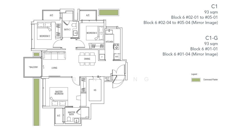 Jervois Mansion, 4 Jervois Close, 3 Bedrooms, 1,001 sqft, Condominium For Sale, by Benny Ng, 500138648 - PropertyGuru.com.sg