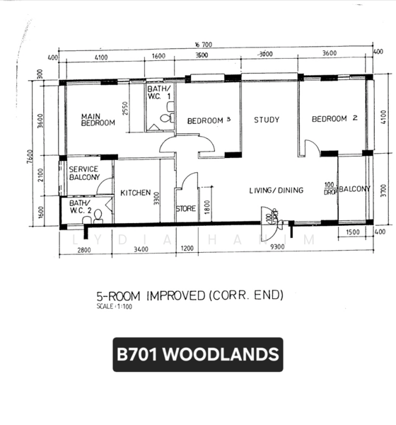701 Woodlands Drive 40, 701 Woodlands Drive 40, 3 Bedrooms, 1,280 sqft, HDB Flat For Sale, by Lydia Hanim, 500138657 - PropertyGuru.com.sg