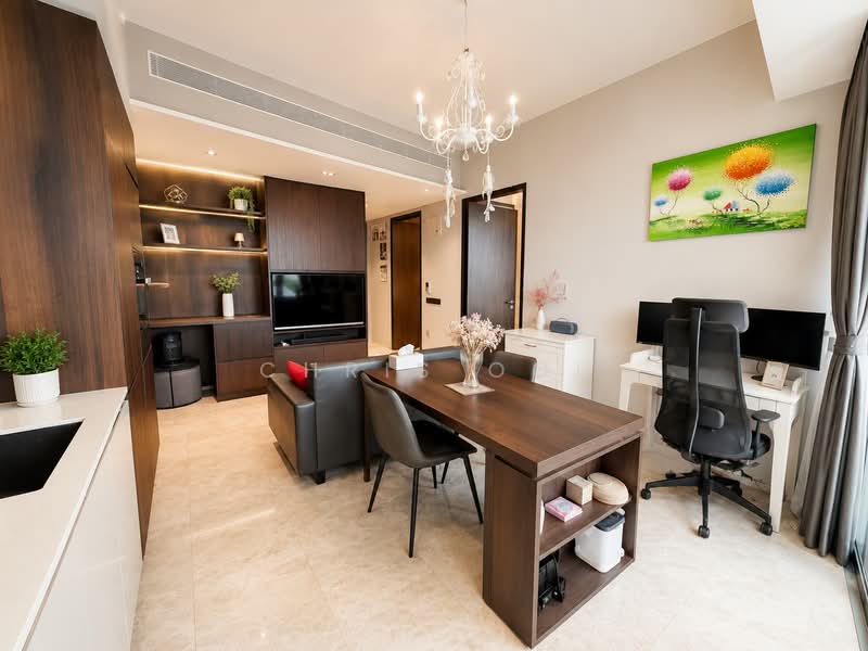 Corals at Keppel Bay, , 1 Bedroom, 570 sqft, Condominium For Sale, by Chris Ooi, 500138663 - Living Room - PropertyGuru.com.sg