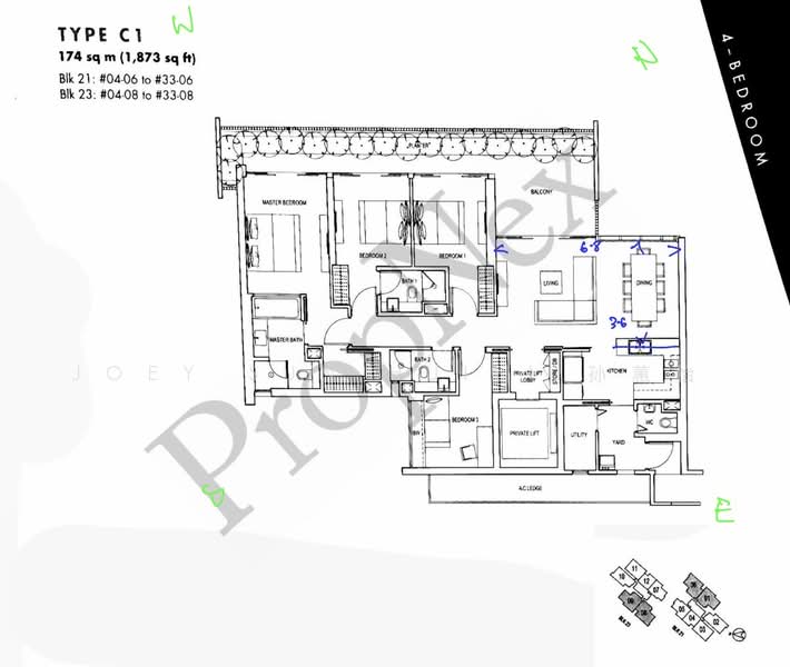 The Arte, 21 Jalan Raja Udang, 4 Bedrooms, 1,872 sqft, Condominium For Sale, by Joey Sun Huiyi 孙蕙怡, 500138763 - PropertyGuru.com.sg