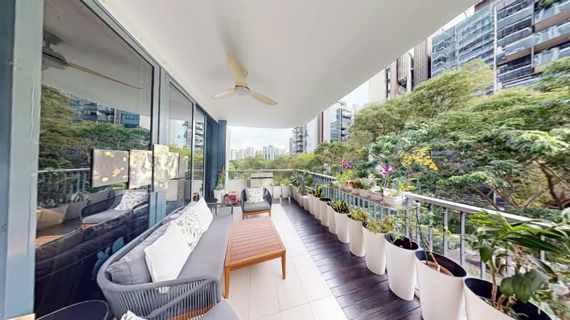 d'Leedon (Former Farrer Court), 13 Leedon Heights, 3 Bedrooms, 1,507 sqft, Condominium For Sale, by Lee Gin Leong, 500138788 - Balcony - PropertyGuru.com.sg