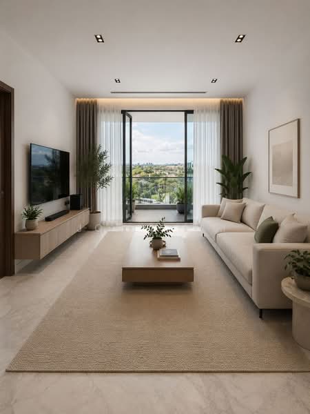 The Solitaire, 5A Balmoral Park, 3 Bedrooms, 1,561 sqft, Condominium For Sale, by Joell Lim, 500138807 - Living Room - PropertyGuru.com.sg