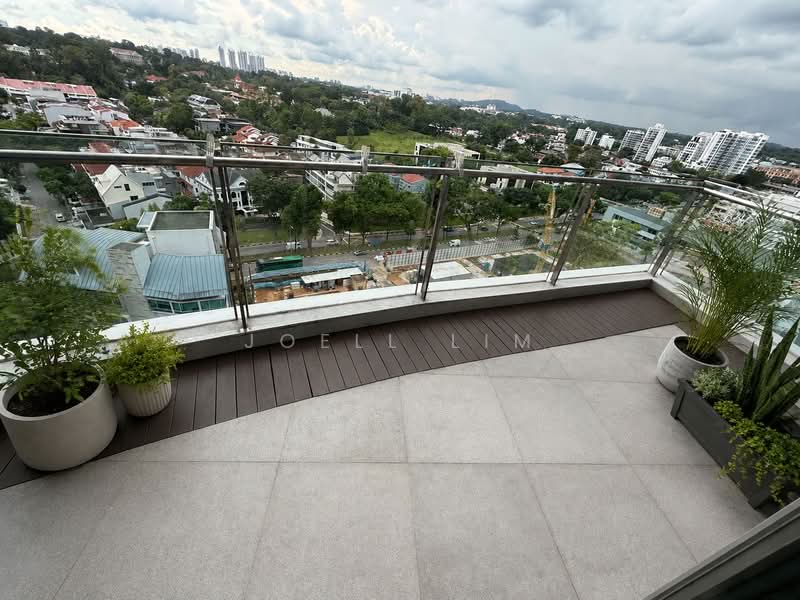 The Solitaire, 5A Balmoral Park, 3 Bedrooms, 1,561 sqft, Condominium For Sale, by Joell Lim, 500138807 - Balcony - PropertyGuru.com.sg