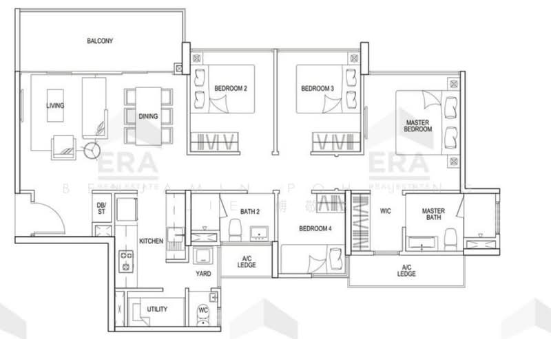 Waterbay, 45 Edgefield Plains, 4 Bedrooms, 1,141 sqft, Executive Condominium For Rent, by Benjamin Poh Jing Jie 傅敬杰, 500138890 - PropertyGuru.com.sg