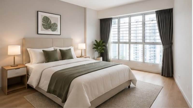 Punggol - Seaview, , 3 Bedrooms, 1,216 sqft, HDB Flat For Sale, by Grace LIONG 梁礜從, 500138916 - Bedroom - PropertyGuru.com.sg