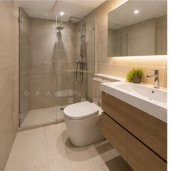 Punggol - Seaview, , 3 Bedrooms, 1,216 sqft, HDB Flat For Sale, by Grace LIONG 梁礜從, 500138916 - Bathroom - PropertyGuru.com.sg