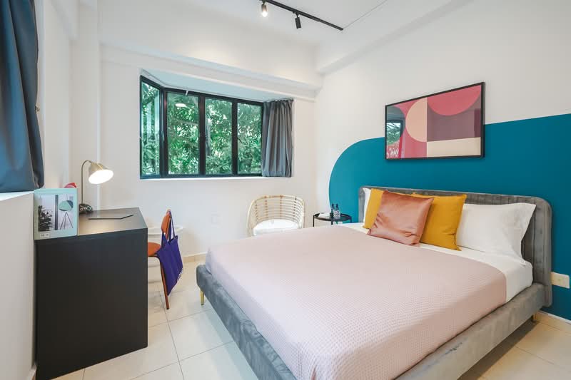 Mendon Spring, 198 Pasir Panjang Road, Room Rental, 121 sqft, Condominium For Rent, by Cove, 500138933 - Pink room - PropertyGuru.com.sg