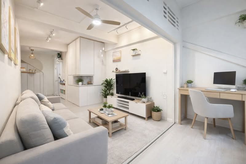 55 Tiong Bahru Road, 55 Tiong Bahru Road, 3 Bedrooms, 1,088 sqft, Walk-up Apartment For Sale, by Jeslyn Lim 林瑞香, 500138940 - Living Room - PropertyGuru.com.sg