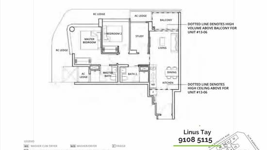 One-North Eden, 8 Slim Barracks Rise, 3 Bedrooms, 786 sqft, Condominium For Sale, by Linus Tay 郑荣光, 500138955 - PropertyGuru.com.sg