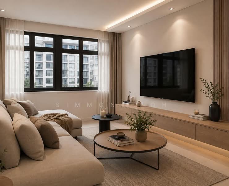 102 Jalan Rajah, 102 Jalan Rajah, 3 Bedrooms, 1,012 sqft, HDB Flat For Sale, by Simmone Poh, 500138975 - Living Room - PropertyGuru.com.sg