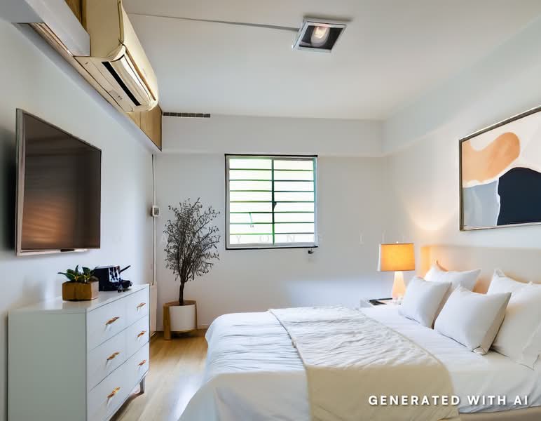 538 Ang Mo Kio Avenue 5, 538 Ang Mo Kio Avenue 5, 2 Bedrooms, 732 sqft, HDB Flat For Sale, by Miaw Yong Lim, 500139007 - Bedroom - PropertyGuru.com.sg
