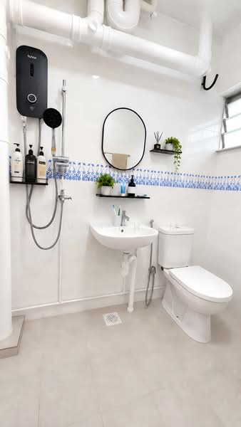 418 Woodlands Street 41, 418 Woodlands Street 41, 3 Bedrooms, 1,140 sqft, HDB Flat For Sale, by Ivy Tham, 500139052 - Bathroom - PropertyGuru.com.sg