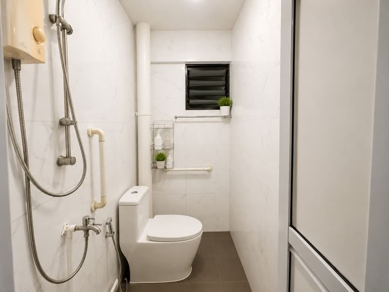 301 Ubi Avenue 1, 301 Ubi Avenue 1, 2 Bedrooms, 678 sqft, HDB Flat For Sale, by John Lee, 500139070 - Bathroom - PropertyGuru.com.sg