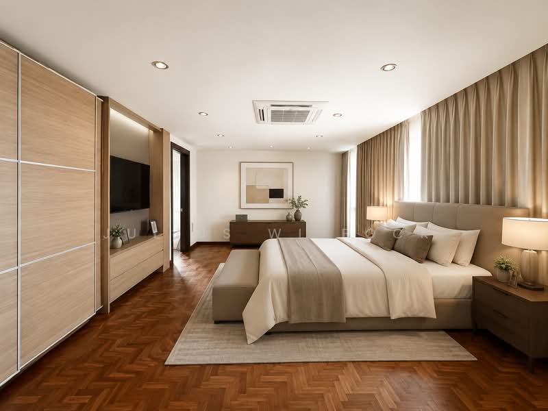 🌟 FINEST GCB Namly Ave Vicinity Good Class Bungalow, Namely Ave Bukit Timah Good Class Bungalow GCB, 6 Bedrooms, 13,000 sqft, Good Class Bungalow For Rent, by Julius WL Fock, 500139084 - Master Bedroom - PropertyGuru.com.sg