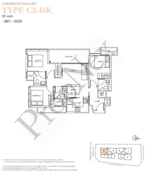 Arena Residences, 20 Guillemard Crescent, 3 Bedrooms, 883 sqft, Condominium For Rent, by RENE LIM, 500139221 - PropertyGuru.com.sg