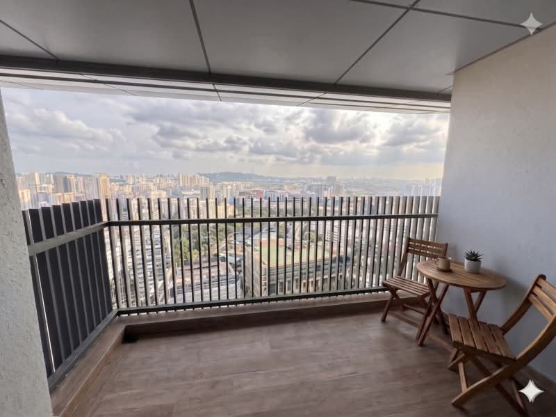 J Gateway, 2 Gateway Drive, 3 Bedrooms, 893 sqft, Condominium For Rent, by Carol Chai, 500139243 - Balcony - PropertyGuru.com.sg