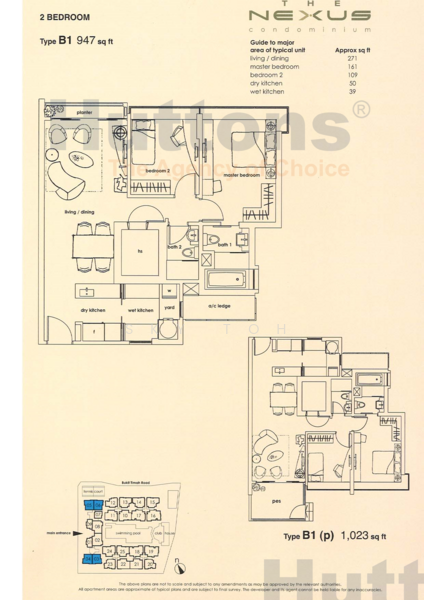 The Nexus, 951 Bukit Timah Road, 2 Bedrooms, 947 sqft, Condominium For Rent, by Sky Toh, 500139307 - PropertyGuru.com.sg