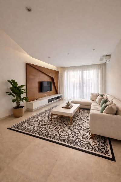 Parc Emily, 15 Mount Emily Road, 2 Bedrooms, 904 sqft, Condominium For Rent, by Rita Danani, 500139435 - Living Room - PropertyGuru.com.sg