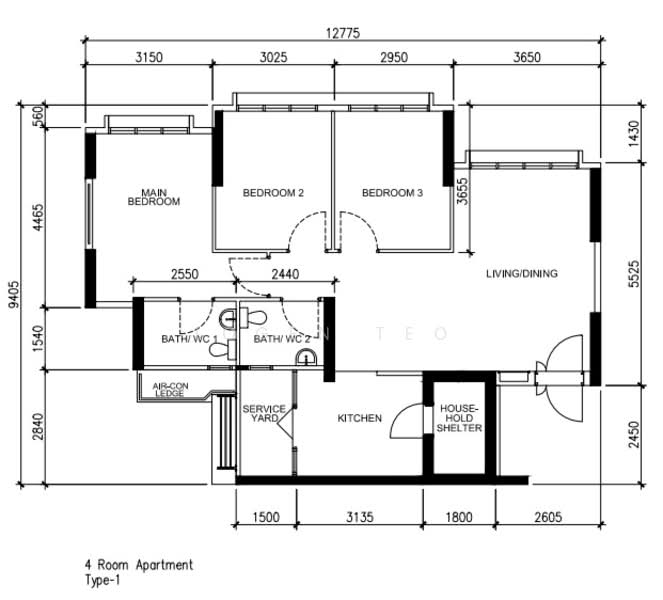 818C Choa Chu Kang Avenue 1, 818C Choa Chu Kang Avenue 1, 3 Bedrooms, 990 sqft, HDB Flat For Sale, by Logen Teo, 500139464 - PropertyGuru.com.sg