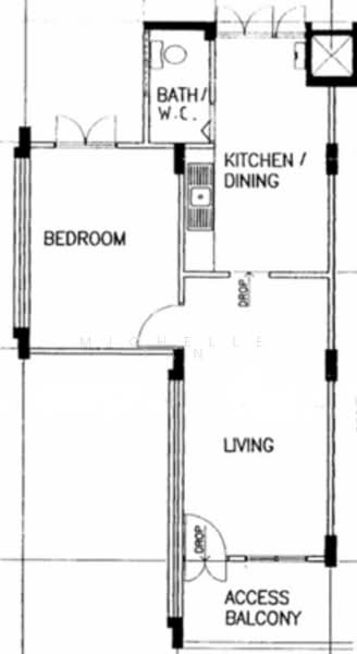 323 Ang Mo Kio Avenue 3, 323 Ang Mo Kio Avenue 3, 1 Bedroom, 518 sqft, HDB Flat For Sale, by Michelle Tan, 500139465 - PropertyGuru.com.sg