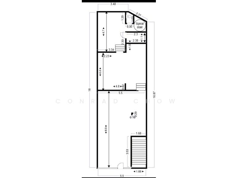 Upper Serangoon Road Shop, , 850 sqft, Shop / Shophouse For Rent, by Conrad Chow, 500139516 - CommercialGuru.com.sg