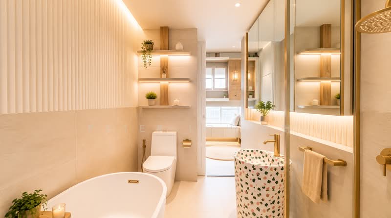 Miro, 1 Lincoln Road, Newton / Novena, 3 Bedrooms, 1,938 sqft, Condominium For Sale, by Peter Loh 彼得, 500139548 - Bathroom - PropertyGuru.com.sg