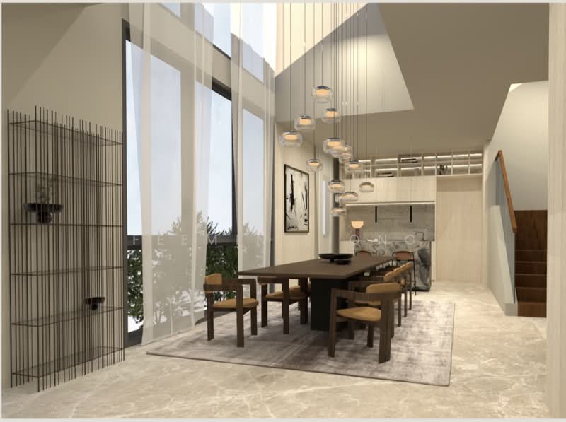 Luxury home Braddell landed zone, , 5 Bedrooms, 7,500 sqft, Semi-Detached House For Sale, by Feemin Liong, 500139572 - Dining Room - PropertyGuru.com.sg
