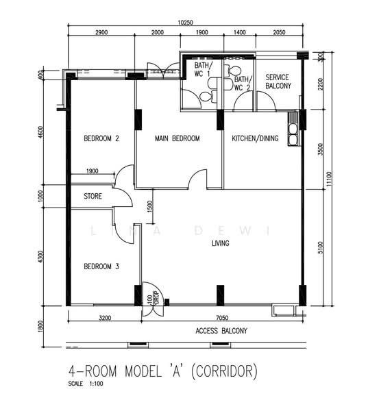 668 Jalan Damai, 668 Jalan Damai, 3 Bedrooms, 1,162 sqft, HDB Flat For Sale, by Lina Dewi, 500139625 - PropertyGuru.com.sg