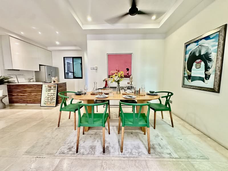 3sty Modern Natural Lighted Terrace, Lorong 105 Changi/ langsat road/ Joo Chiat terrace, 5 Bedrooms, 4,000 sqft, Terraced House For Sale, by Tim Seow, 500139669 - Dining Room - PropertyGuru.com.sg