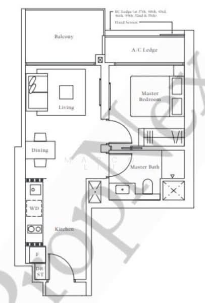 Avenue South Residence, , 1 Bedroom, 527 sqft, Condominium For Sale, by Marco Liu, 500139706 - PropertyGuru.com.sg