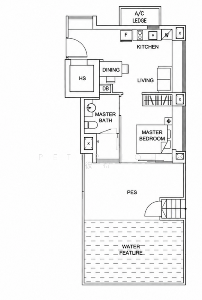 The Waterline, 163 Poh Huat Road West, 1 Bedroom, 829 sqft, Condominium For Sale, by Peter Loh 彼得, 500139728 - PropertyGuru.com.sg