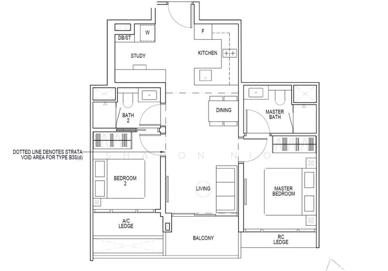 Piccadilly Grand, 3 Northumberland Road, 2 Bedrooms, 710 sqft, Condominium For Sale, by Sharon Nio, 500139793 - PropertyGuru.com.sg