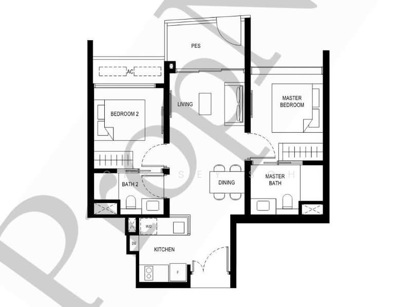 Lentor Hills Residences, 31 Lentor Hills Road, 2 Bedrooms, 678 sqft, Condominium For Sale, by Chelsey Soh, 500139855 - PropertyGuru.com.sg