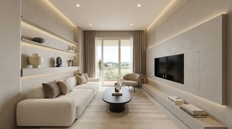Lentor Hills Residences, 31 Lentor Hills Road, 2 Bedrooms, 678 sqft, Condominium For Sale, by Chelsey Soh, 500139855 - Living Room - PropertyGuru.com.sg