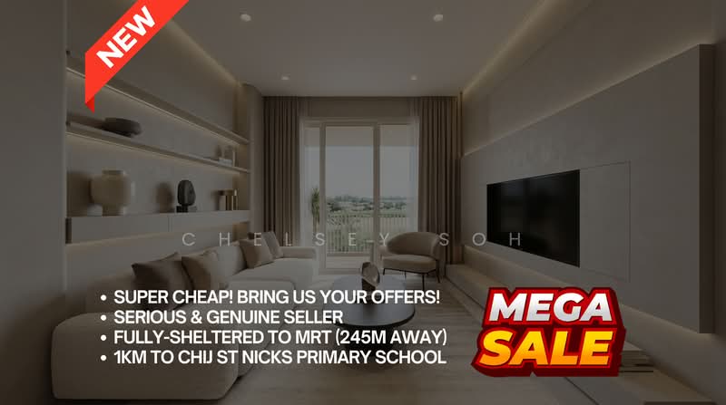 Lentor Hills Residences, 31 Lentor Hills Road, 2 Bedrooms, 678 sqft, Condominium For Sale, by Chelsey Soh, 500139855 - Living Room - PropertyGuru.com.sg
