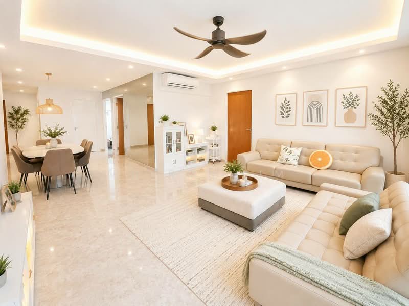 416C Fernvale Link, 416C Fernvale Link, 3 Bedrooms, 1,206 sqft, HDB Flat For Sale, by Pheron Lim, 500139979 - Living Room - PropertyGuru.com.sg