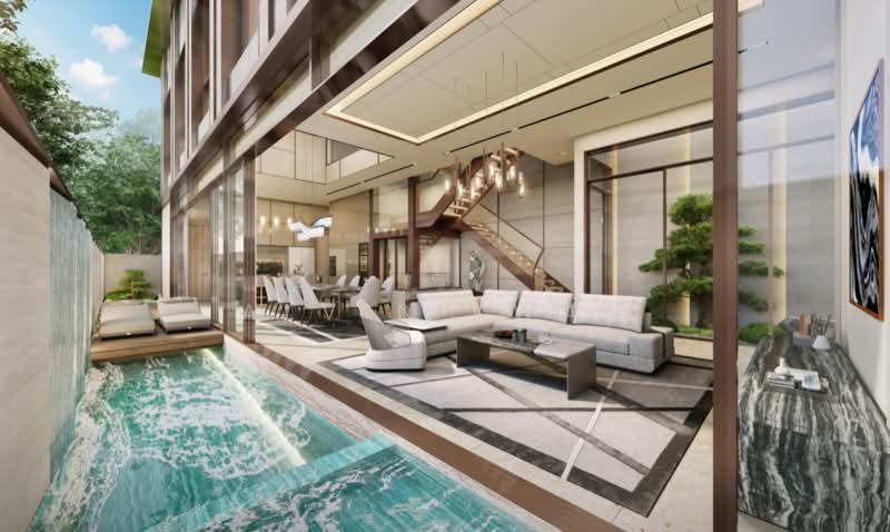 FELICITÀ, 23 Aida Street, Singapore, 6 Bedrooms, 5,900 sqft, Bungalow House For Sale, by Alvin Kwan, 500139982 - Living Room - PropertyGuru.com.sg