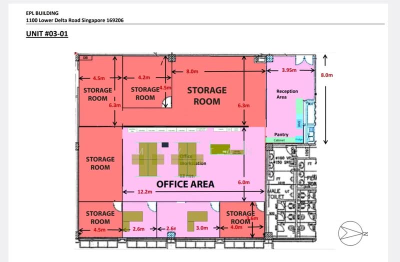 EPL Building, 1100 Lower Delta Road, 3,300 sqft, Light Industrial (B1) For Rent, by May Tan, 500140045 - CommercialGuru.com.sg