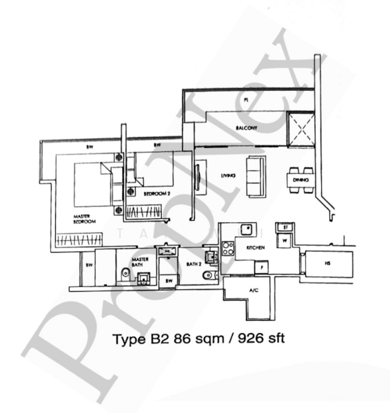 Trevista, 25 Lorong 3 Toa Payoh, 2 Bedrooms, 926 sqft, Condominium For Sale, by Tan Wei, 500140047 - PropertyGuru.com.sg
