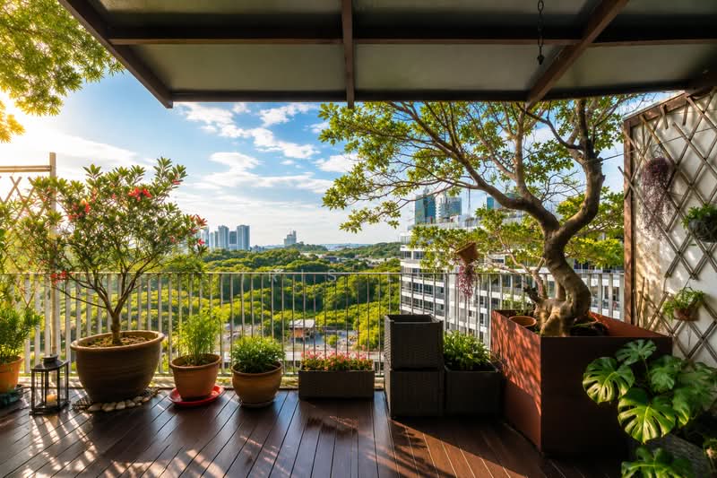 The Interlace, 180 Depot Road, 3 Bedrooms, 4,467 sqft, Condominium For Sale, by Iris Lin, 500140126 - Balcony - PropertyGuru.com.sg