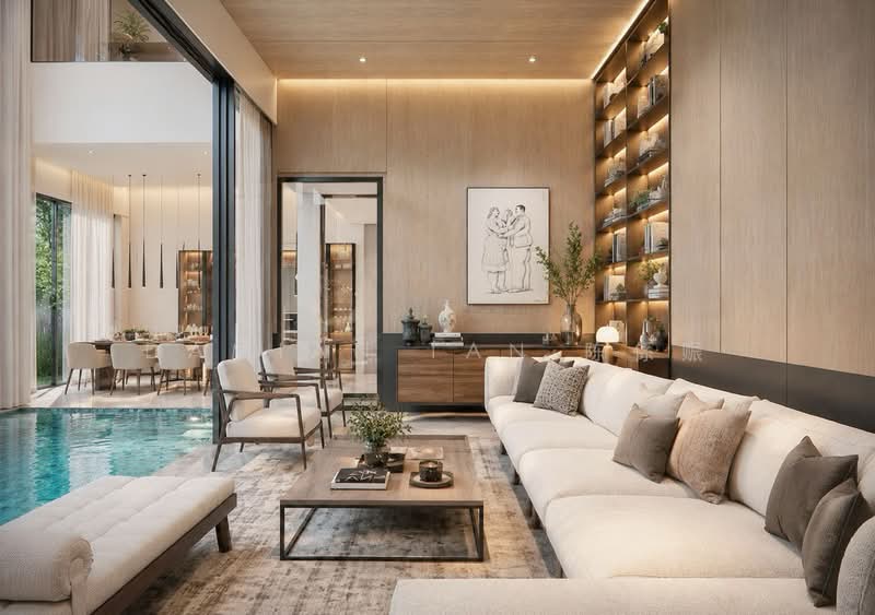 ⭐️ONLY ONE BRAND NEW SEMI-D @ ROBIN CLOSE | WITHIN 1KM TO ACS & SCGS PRIMARY | NEAR STEVENS MRT⭐️, Robin Close Stevens Fernhills Trevose Tempua Unggas Bahasa Tudor University Watten Shelford Hillcrest Greenwood Gentle Chancery Cluny Balmoral Robin Goldhill Barker Mount Rosie Harom Setangkai Dalkeith Berrima Harlyn Camborne Kheam Hock Duchess, 6 Bedrooms, 8,527 sqft, Semi-Detached House For Sale, by Damian Tan 陈係赈, 500140155 - Living Room - PropertyGuru.com.sg