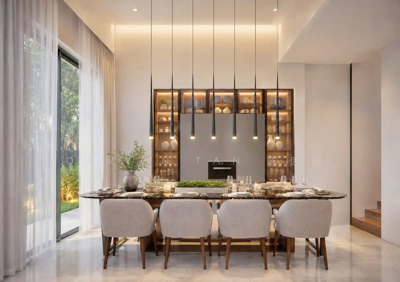 ⭐️ONLY ONE BRAND NEW SEMI-D @ ROBIN CLOSE | WITHIN 1KM TO ACS & SCGS PRIMARY | NEAR STEVENS MRT⭐️, Robin Close Stevens Fernhills Trevose Tempua Unggas Bahasa Tudor University Watten Shelford Hillcrest Greenwood Gentle Chancery Cluny Balmoral Robin Goldhill Barker Mount Rosie Harom Setangkai Dalkeith Berrima Harlyn Camborne Kheam Hock Duchess, 6 Bedrooms, 8,527 sqft, Semi-Detached House For Sale, by Damian Tan 陈係赈, 500140155 - Dining - PropertyGuru.com.sg